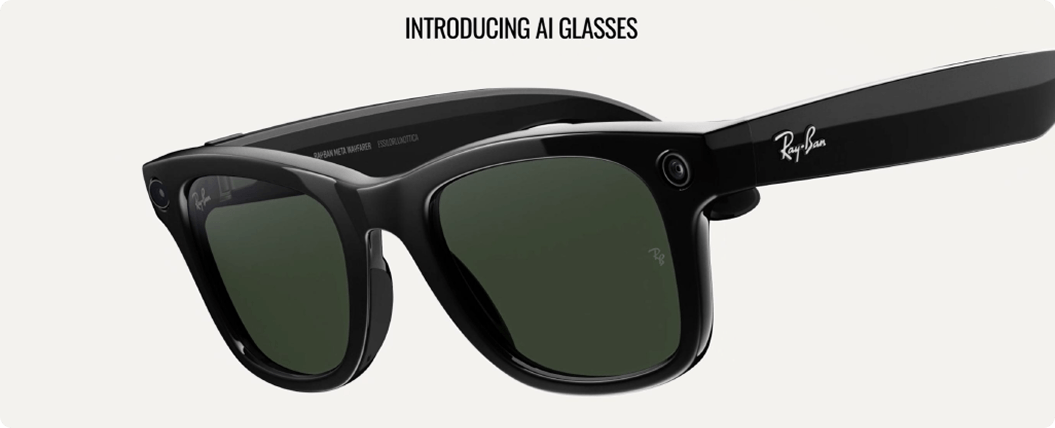 Detalle Ray-Ban Meta Wayfarer con cámara integrada