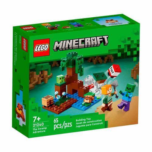 Set Aventura Del Pantano Minecraft Armable Lego Multicolor 21240