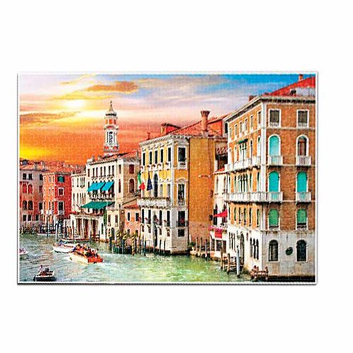 Rompecabezas puesta de sol en venecia Diako multicolor bu-0722