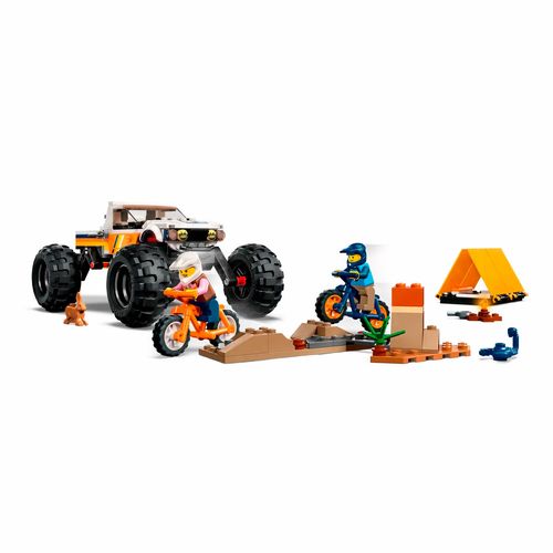 Set De 4x4 Todo Terreno Aventurero Armable Lego Multicolor 60387