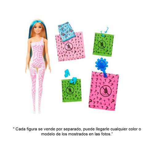 Muñeca Color Reveal Serie Arcoíris Barbie Multicolor HRK06