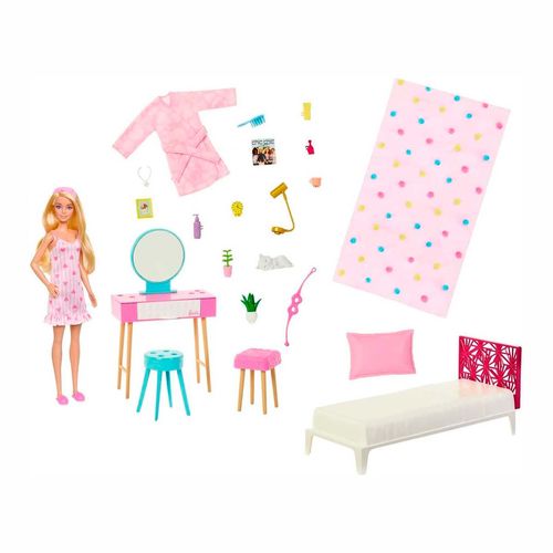 Set De Cuarto De Los Sueños Barbie Multicolor HPT55