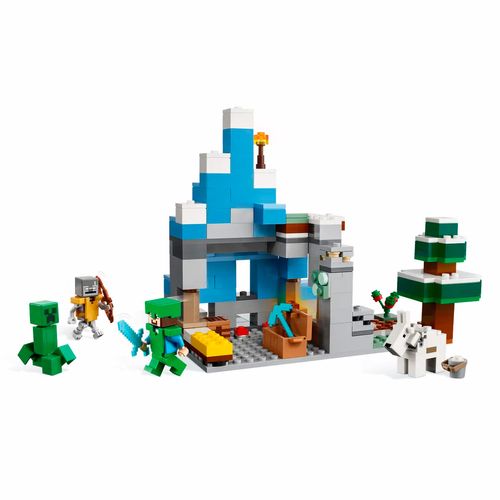 Set De Picos De Hielo Minecraft Armable Lego Multicolor 21243