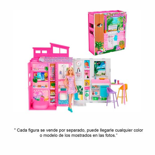 Casa Glam Con Muñeca Barbie Multicolor HRJ77