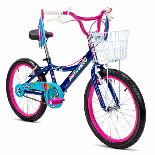 Bicicleta Infantil Para Niña R20 Mercurio Multicolor 301011