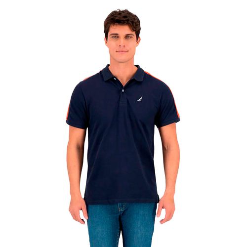 Playera Tipo Polo Para Caballero Nautica Azul N1H01094-459