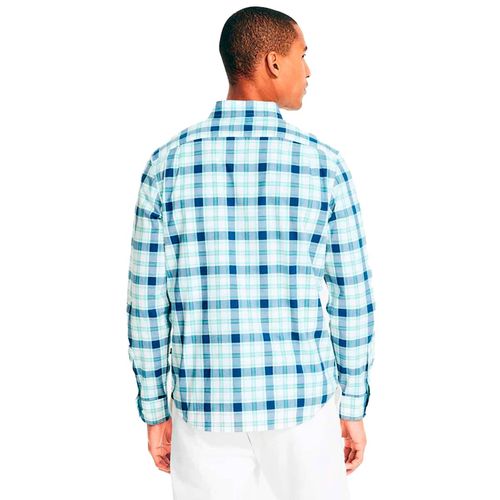 Camisa Casual Para Caballero Nautica Azul 35121W-1BW