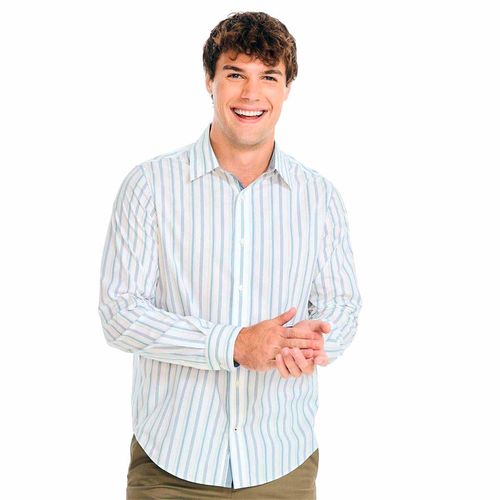 Camisa Casual Para Caballero Nautica Blanco W38144-1BW