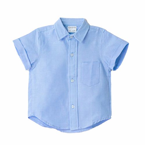 Camisa Casual Para Niño Choys Azul 8596