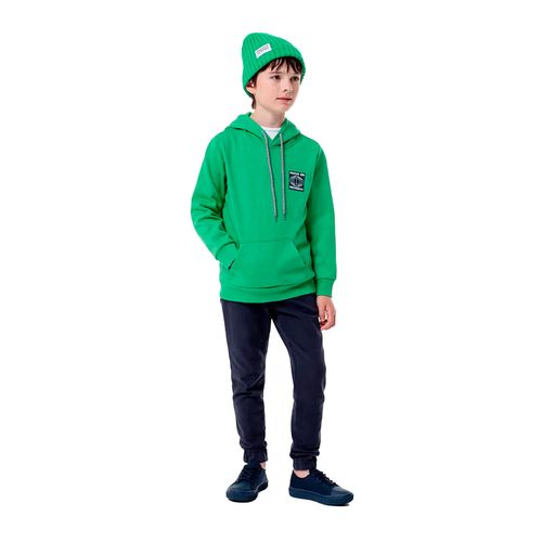 Sudadera Cerrada Para Niño Gef Verde 726412