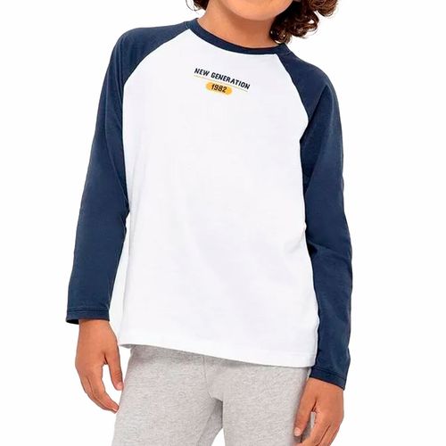 Playera Casual Para Niño Gef Blanco 726571