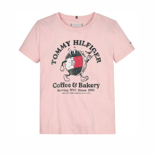 Playera Para Jovencita Tommy Hilfiger Rosa KG0KG07837