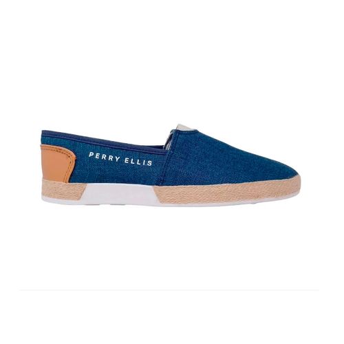 Zapato Casual Para Caballero Perry Ellis Azul 6813