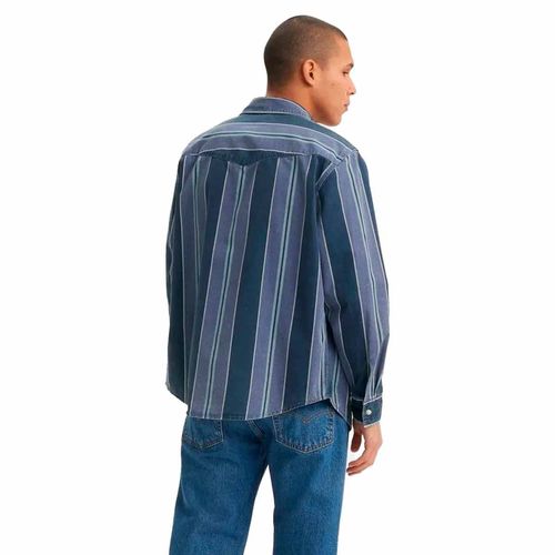 Camisa Casual Para Caballero Levis Azul A1919-0040
