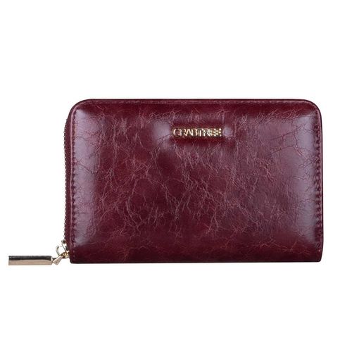 Cartera Casual Para Dama Crabtree Tinto E3558