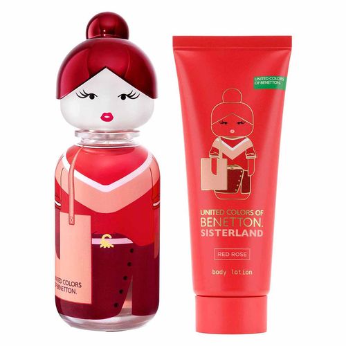 Estuche para dama Benetton sisterland red edt 65200789