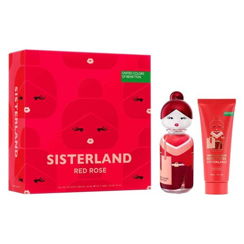 Estuche para dama Benetton sisterland red edt 65200789