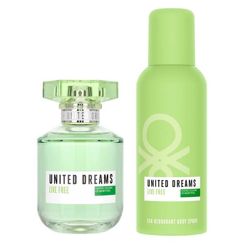 Estuche Para Dama Benetton United Dreams Live Free EDT 65200794