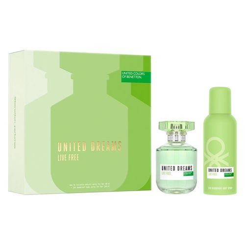 Estuche Para Dama Benetton United Dreams Live Free EDT 65200794