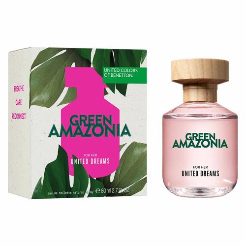Perfume para dama Benetton united dreams green amazonia edt 65198976
