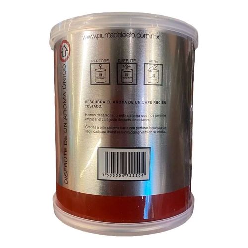 Café molido Punta del Cielo lata choc
