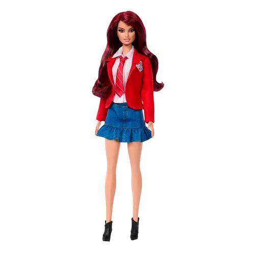Muñeca Roberta RBD elite con uniforme Barbie multicolor hxj71