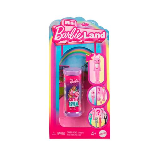 Figura Mini Barbieland Cutie Reveal Barbie Multicolor HYM25