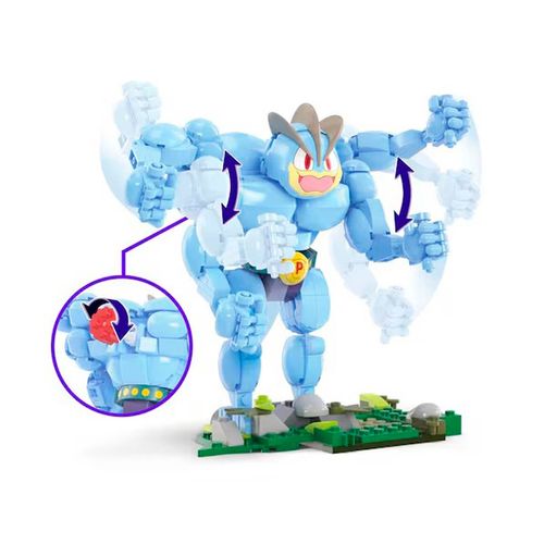 Set de construcción pokémon machamp Mega Bloks multicolor hth70