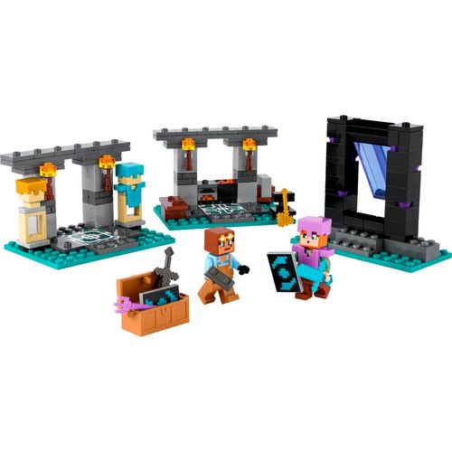 Set La Armería De Minecraft Lego Multicolor 21252