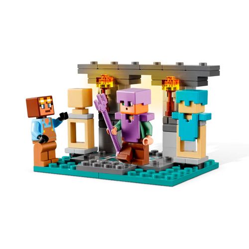 Set La Armería De Minecraft Lego Multicolor 21252