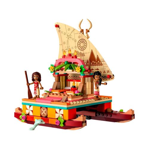 Barco Aventurero Moana Armable Lego Multicolor 43210