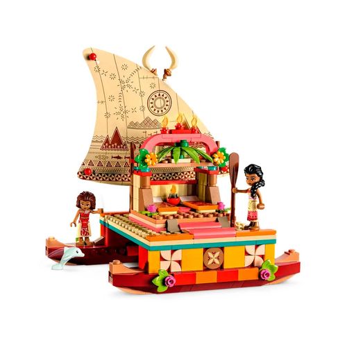 Barco Aventurero Moana Armable Lego Multicolor 43210