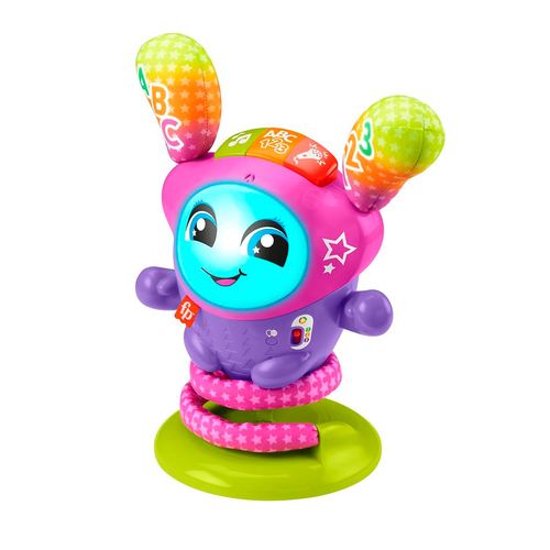 Muñeco dj belle salta y aprende Fisher Price multicolor hrc50