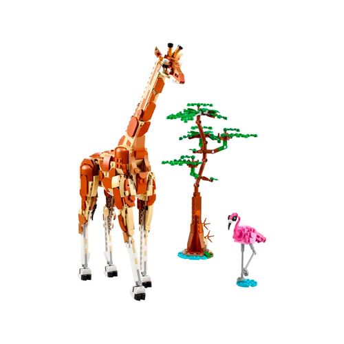 Set De Safari De Animales Salvajes 3 En 1 Armable Lego Multicolor 31150