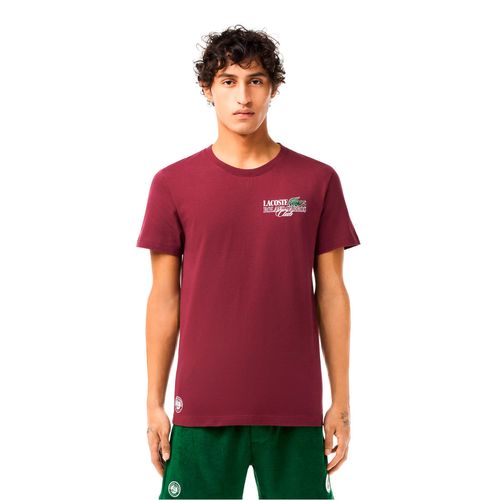 Playera Casual Para Caballero Lacoste Tinto TH7905-IXZ