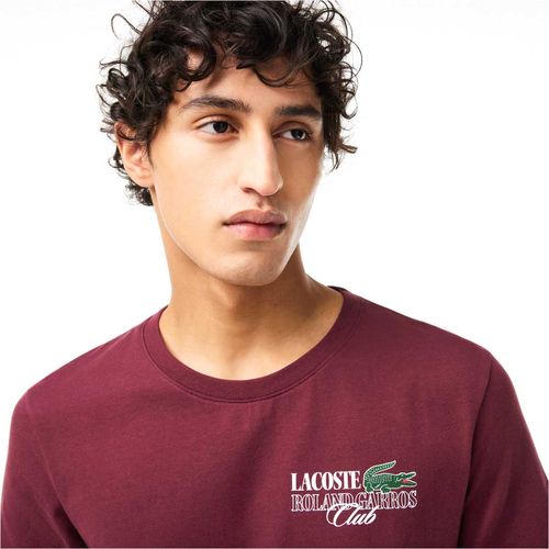 Playera Casual Para Caballero Lacoste Tinto TH7905-IXZ