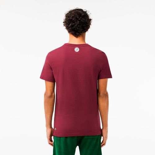 Playera Casual Para Caballero Lacoste Tinto TH7905-IXZ