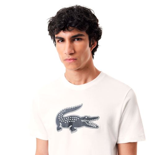 Playera Casual Para Caballero Lacoste Blanco TH2042-AU8