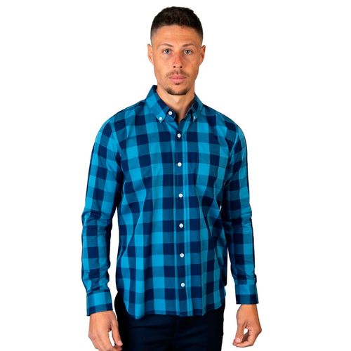 Camisa Casual Para Caballero Soul And Blues Azul C1467