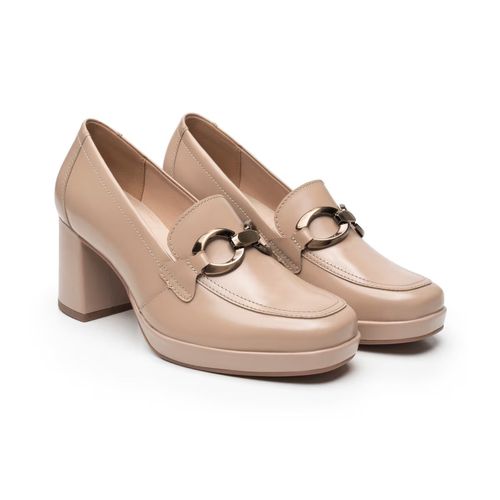 Zapatilla Casual Para Dama Flexi Beige 127202