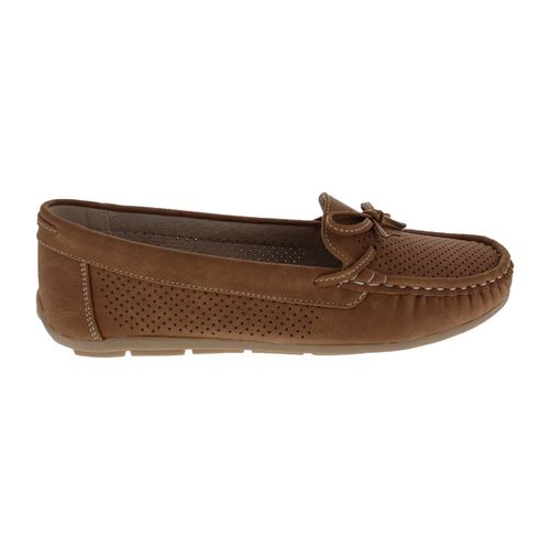 Mocasín Confort Para Dama Comfort Fit Café 24958/24959