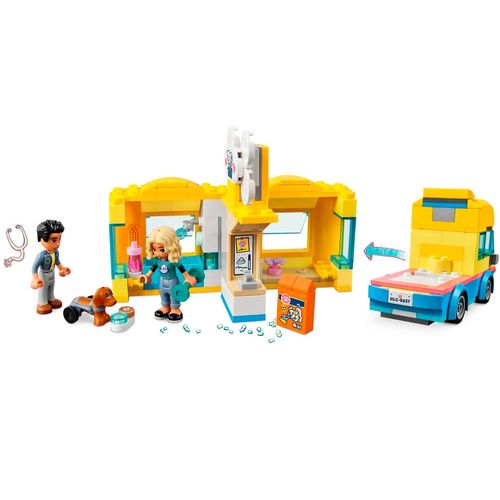 Set de furgoneta de rescate canino armable Lego multicolor 41741