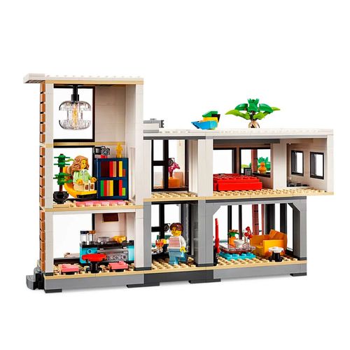 Set De Casa Moderna Armable Lego Multicolor 31153