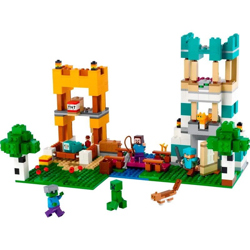 Set De Caja Modular Minecraft Armable Lego Multicolor 21249 La Marina