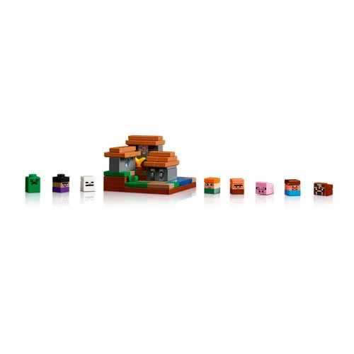 Set De Mesa De Trabajo Minecraft Armable Lego Multicolor 21265