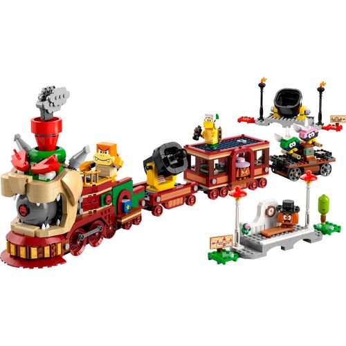 Set De Tren Expreso Bowser Armable Lego Multicolor 71437