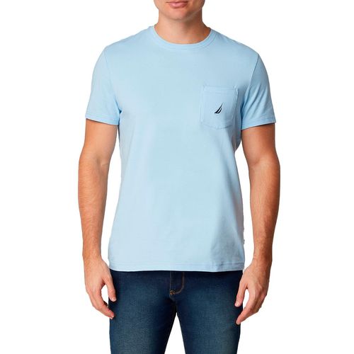 Playera Casual Para Caballero Nautica Azul V41050-4NN