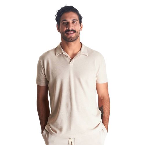 Playera Polo Para Caballero Authentic Lyon Beige 314240-202