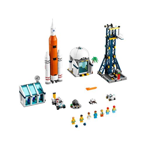 Set De Centro De Lanzamiento Espacial Armable Lego Multicolor 60351