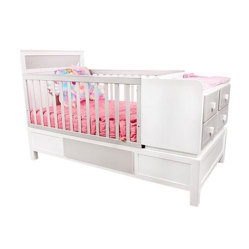 Cuna de madera para bebé My Things blanco cucobcm